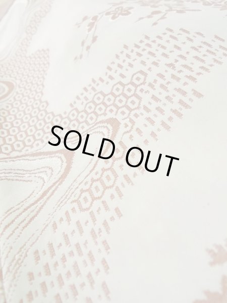 画像10: L0907N  羽織 女性用着物  シルク(正絹)  淡い 桃色, 菊 【中古】 【USED】 【リサイクル】 ★★☆☆☆ (10)