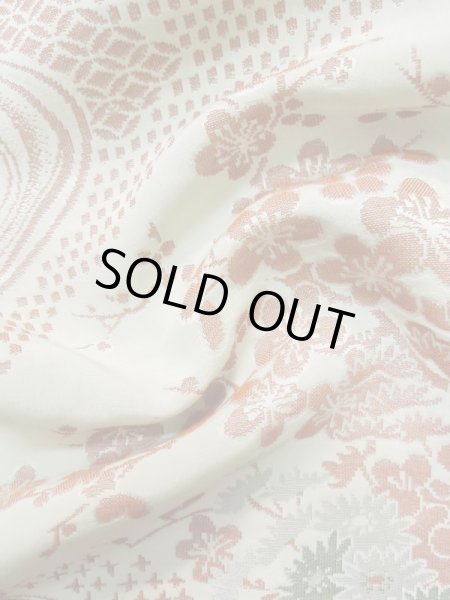 画像11: L0907N  羽織 女性用着物  シルク(正絹)  淡い 桃色, 菊 【中古】 【USED】 【リサイクル】 ★★☆☆☆ (11)