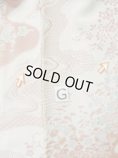 画像20: L0907N  羽織 女性用着物  シルク(正絹)  淡い 桃色, 菊 【中古】 【USED】 【リサイクル】 ★★☆☆☆ (20)