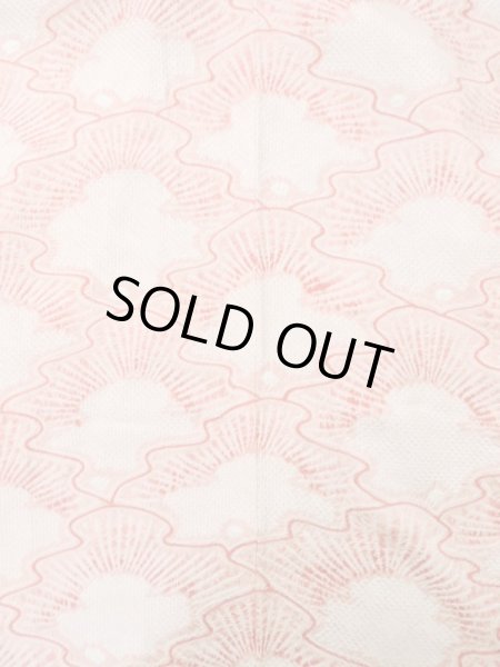 画像3: L0907P  羽織 女性用着物  シルク(正絹)   白, 抽象的模様 【中古】 【USED】 【リサイクル】 ★★★☆☆ (3)