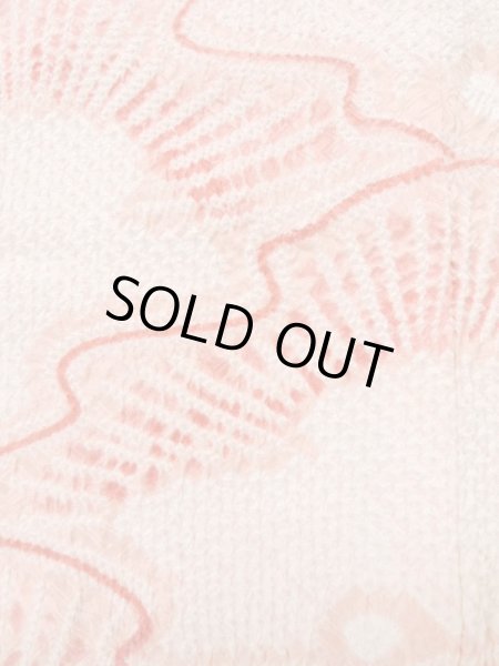 画像5: L0907P  羽織 女性用着物  シルク(正絹)   白, 抽象的模様 【中古】 【USED】 【リサイクル】 ★★★☆☆ (5)