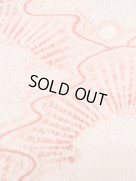 画像6: L0907P  羽織 女性用着物  シルク(正絹)   白, 抽象的模様 【中古】 【USED】 【リサイクル】 ★★★☆☆ (6)