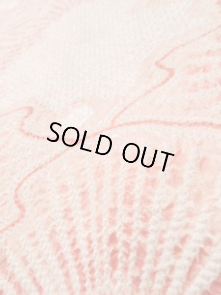 画像7: L0907P  羽織 女性用着物  シルク(正絹)   白, 抽象的模様 【中古】 【USED】 【リサイクル】 ★★★☆☆ (7)