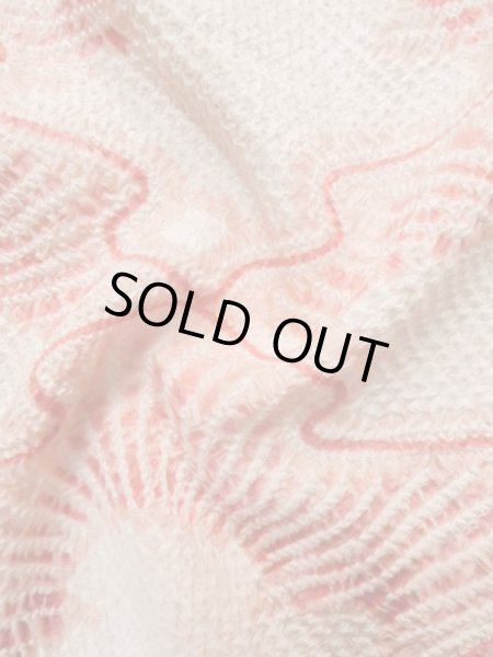 画像11: L0907P  羽織 女性用着物  シルク(正絹)   白, 抽象的模様 【中古】 【USED】 【リサイクル】 ★★★☆☆ (11)