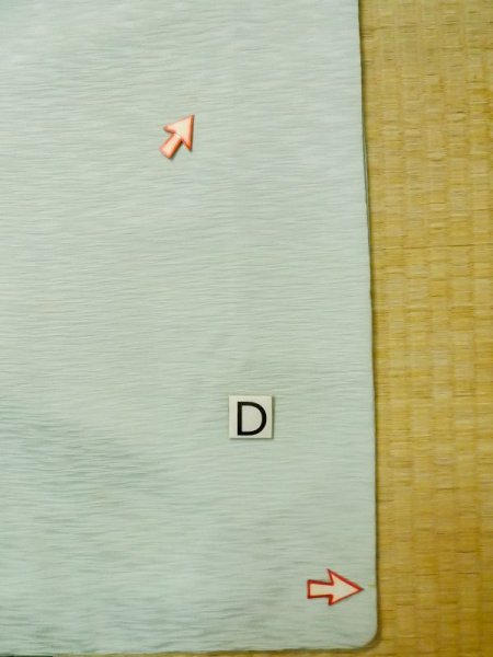 画像16: L0907Q  羽織 女性用着物  シルク(正絹)  淡い 水色, 抽象的模様 【中古】 【USED】 【リサイクル】 ★★☆☆☆ (16)