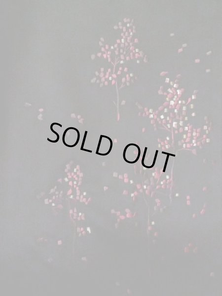 画像4: L0907S Mint  羽織 女性用着物  シルク（正絹）   黒, 木 【中古】 【USED】 【リサイクル】 ★★★★☆ (4)