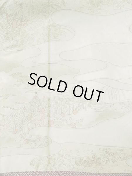 画像11: L0907T  羽織 女性用着物  シルク（正絹）  淡い 茶色, かのこ 【中古】 【USED】 【リサイクル】 ★★☆☆☆ (11)