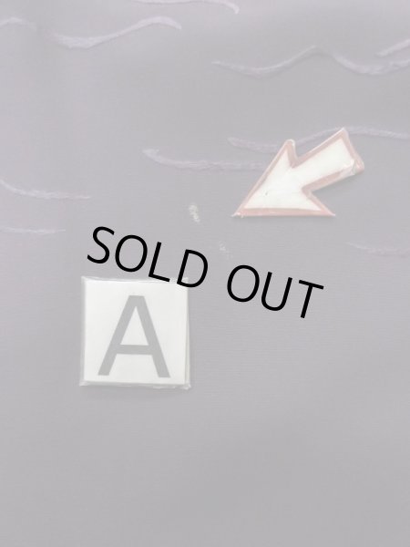 画像15: L0907U  羽織 女性用着物  シルク（正絹）  深い 紫色, 抽象的模様 【中古】 【USED】 【リサイクル】 ★☆☆☆☆ (15)