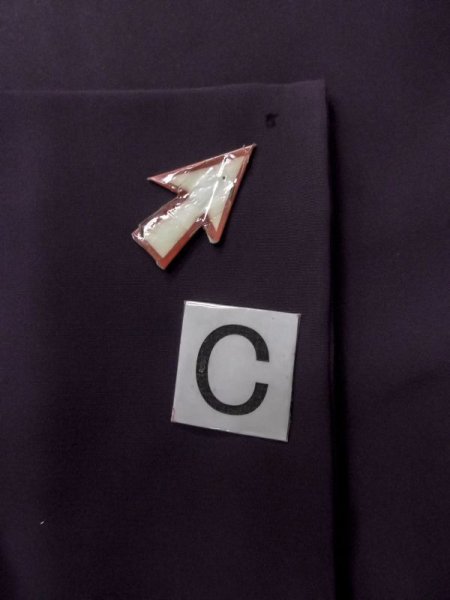 画像17: L0907U  羽織 女性用着物  シルク(正絹)  深い 紫色, 抽象的模様 【中古】 【USED】 【リサイクル】 ★☆☆☆☆ (17)