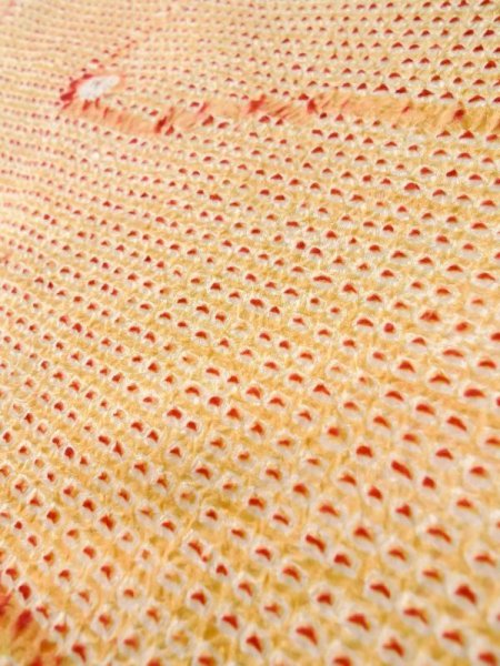 画像7: L0907V Mint  羽織 女性用着物  シルク（正絹）  淡い 赤色, かのこ 淡い【中古】 【USED】 【リサイクル】 ★★★★☆ (7)