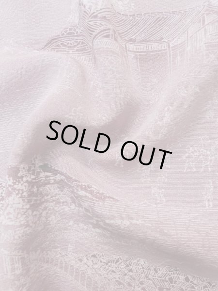 画像12: L0907W  羽織 女性用着物  シルク（正絹）  淡い 藤色, 家 【中古】 【USED】 【リサイクル】 ★★☆☆☆ (12)