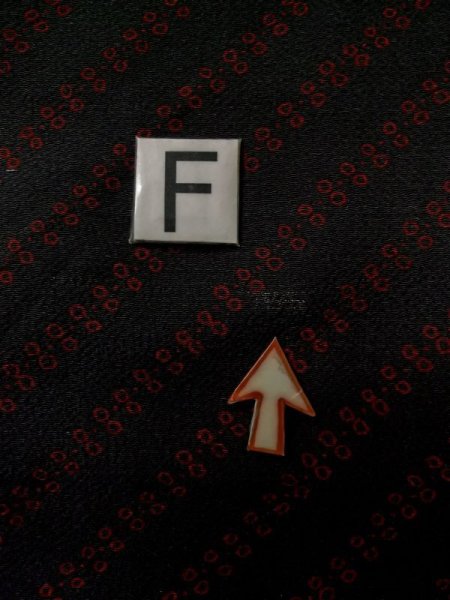 画像17: L0908D  羽織 女性用着物  シルク（正絹）   黒, かのこ 【中古】 【USED】 【リサイクル】 ★★☆☆☆ (17)