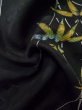 画像11: L0914A Mint  羽織 女性用着物  シルク（正絹）   黒, 笹 【中古】 【USED】 【リサイクル】 ★★★★☆ (11)