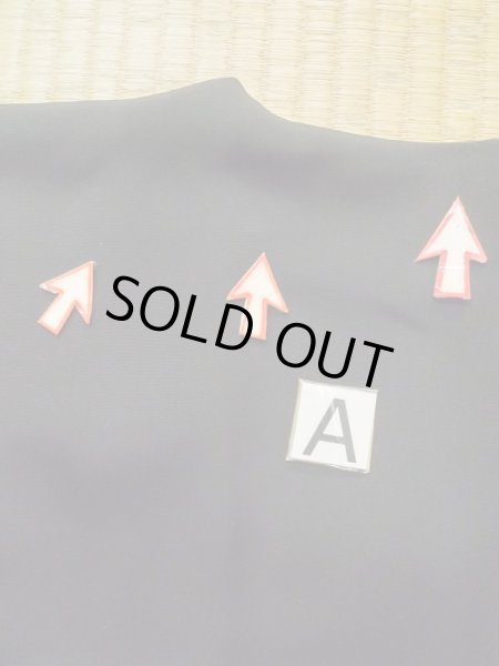 画像13: L0914B  羽織 女性用着物  シルク（正絹）   黒, 桜 【中古】 【USED】 【リサイクル】 ★★★★☆ (13)