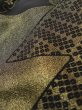 画像11: L0914C  羽織 女性用着物  シルク（正絹）   黒, 花 【中古】 【USED】 【リサイクル】 ★★★☆☆ (11)