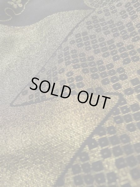 画像11: L0914C  羽織 女性用着物  シルク(正絹)   黒, 花 【中古】 【USED】 【リサイクル】 ★★★☆☆ (11)