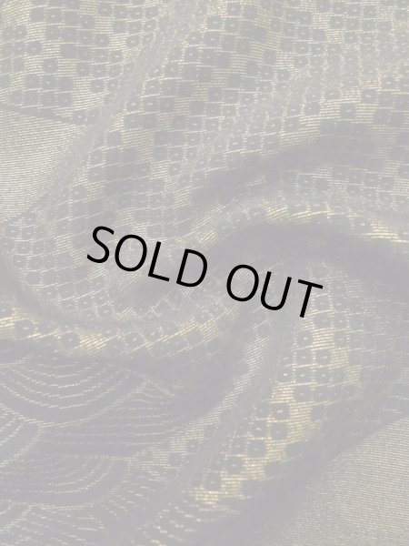 画像12: L0914C  羽織 女性用着物  シルク(正絹)   黒, 花 【中古】 【USED】 【リサイクル】 ★★★☆☆ (12)