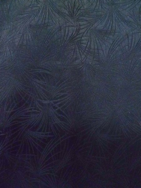 画像7: L0914D Mint  羽織 女性用着物  シルク（正絹）   黒, 抽象的模様 【中古】 【USED】 【リサイクル】 ★★★★☆ (7)