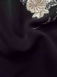 画像11: L0914F Mint  羽織 女性用着物  シルク（正絹）   黒, 菊 【中古】 【USED】 【リサイクル】 ★★★★★ (11)