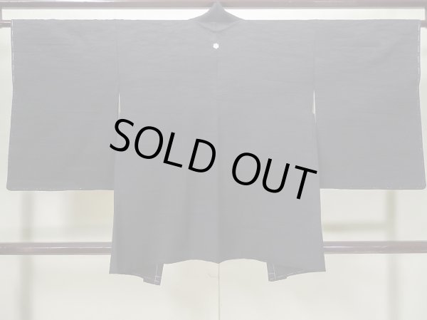 画像2: L0914K Mint  羽織 女性用着物  シルク(正絹)   黒,  【中古】 【USED】 【リサイクル】 ★★★★★ (2)