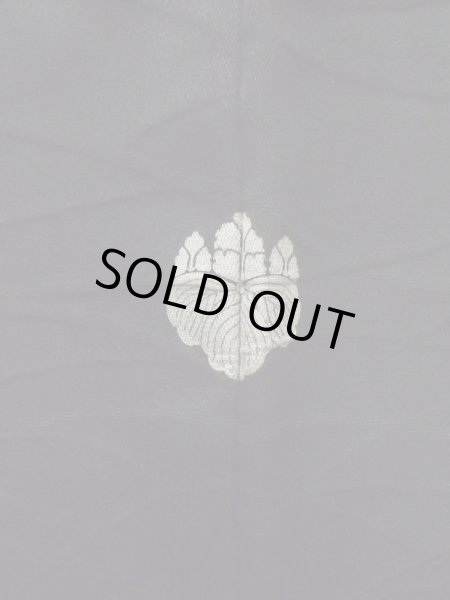 画像3: L0914K Mint  羽織 女性用着物  シルク(正絹)   黒,  【中古】 【USED】 【リサイクル】 ★★★★★ (3)