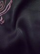 画像12: L0914N Mint  羽織 女性用着物  シルク（正絹）   黒, 花 【中古】 【USED】 【リサイクル】 ★★★★☆ (12)