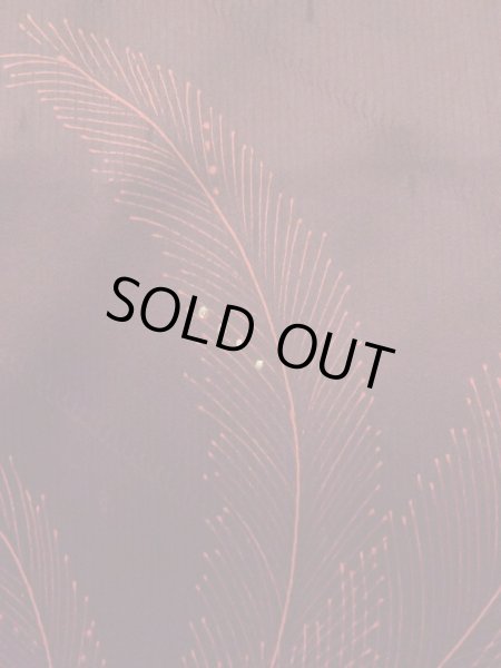 画像5: L0914P Mint  羽織 女性用着物  シルク（正絹）   えんじ, 葉 【中古】 【USED】 【リサイクル】 ★★★★☆ (5)