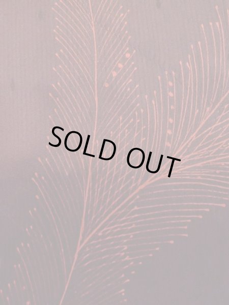 画像6: L0914P Mint  羽織 女性用着物  シルク（正絹）   えんじ, 葉 【中古】 【USED】 【リサイクル】 ★★★★☆ (6)