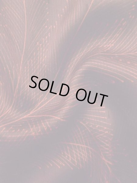 画像10: L0914P Mint  羽織 女性用着物  シルク（正絹）   えんじ, 葉 【中古】 【USED】 【リサイクル】 ★★★★☆ (10)