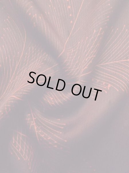 画像11: L0914P Mint  羽織 女性用着物  シルク（正絹）   えんじ, 葉 【中古】 【USED】 【リサイクル】 ★★★★☆ (11)