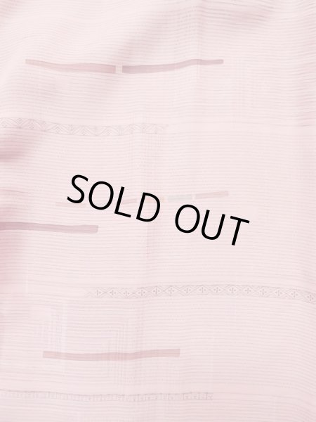 画像3: L0914Q  羽織 女性用着物  シルク（正絹）  淡い 桃色, 線 【中古】 【USED】 【リサイクル】 ★★☆☆☆ (3)