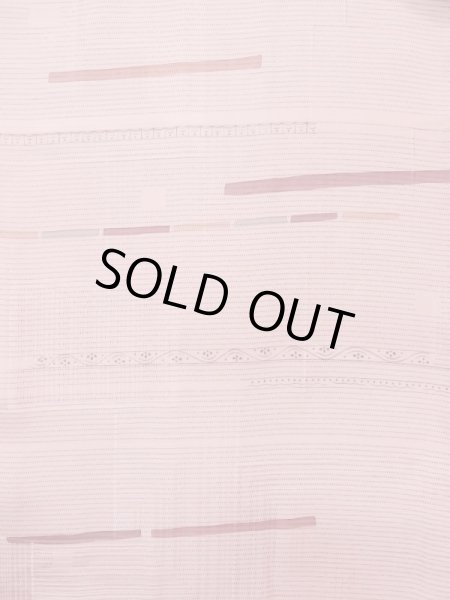 画像4: L0914Q  羽織 女性用着物  シルク（正絹）  淡い 桃色, 線 【中古】 【USED】 【リサイクル】 ★★☆☆☆ (4)