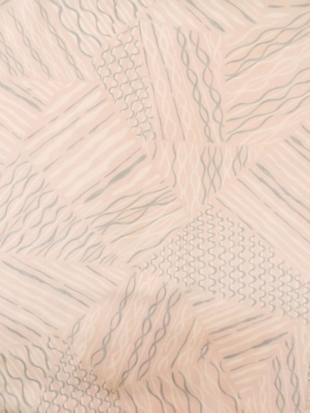 画像4: L0914S  羽織 女性用着物  シルク(正絹)   桃色, 波 【中古】 【USED】 【リサイクル】 ★☆☆☆☆ (4)