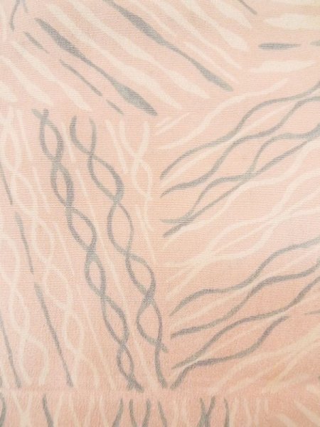 画像7: L0914S  羽織 女性用着物  シルク(正絹)   桃色, 波 【中古】 【USED】 【リサイクル】 ★☆☆☆☆ (7)