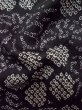画像10: L0914W  羽織 女性用着物  シルク（正絹）   黒, 抽象的模様 【中古】 【USED】 【リサイクル】 ★★☆☆☆ (10)