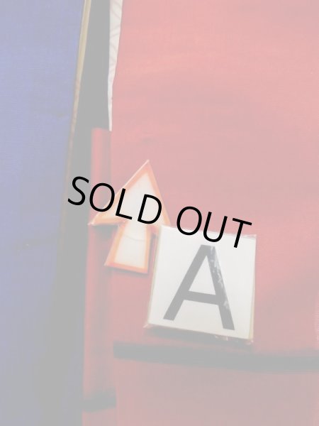 画像14: L0915D  羽織 女性用着物  シルク(正絹)   赤色, 幾何学模様 【中古】 【USED】 【リサイクル】 ★☆☆☆☆ (14)