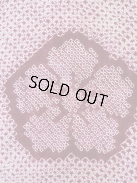 画像6: L0921A Mint  羽織 女性用着物  シルク(正絹) 深い 赤み 紫色, 花 【中古】 【USED】 【リサイクル】 ★★★★☆ (6)