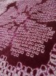 画像9: L0921A Mint  羽織 女性用着物  シルク（正絹） 深い 赤み 紫色, 花 【中古】 【USED】 【リサイクル】 ★★★★☆ (9)
