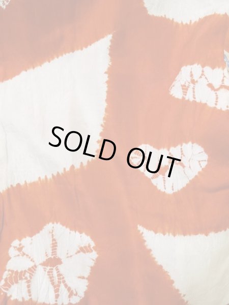 画像14: L0921A Mint  羽織 女性用着物  シルク(正絹) 深い 赤み 紫色, 花 【中古】 【USED】 【リサイクル】 ★★★★☆ (14)