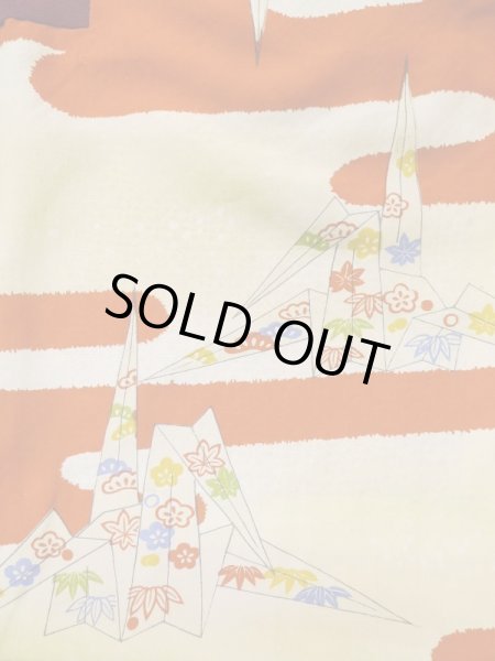 画像16: L0921A Mint  羽織 女性用着物  シルク(正絹) 深い 赤み 紫色, 花 【中古】 【USED】 【リサイクル】 ★★★★☆ (16)