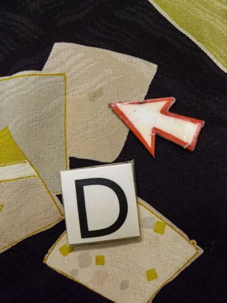 画像18: L0921C  羽織 女性用着物  シルク(正絹)  深い 紫色, 色紙 【中古】 【USED】 【リサイクル】 ★☆☆☆☆ (18)