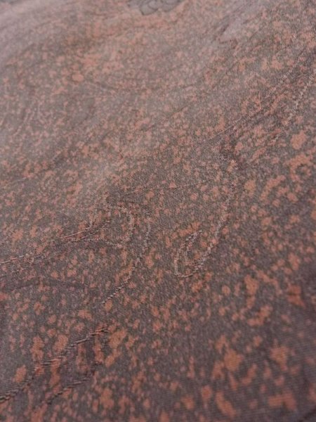 画像8: L0921D  羽織 女性用着物  シルク(正絹)   灰色, バラ 【中古】 【USED】 【リサイクル】 ★★☆☆☆ (8)