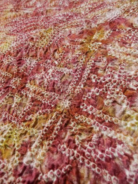 画像9: L0921F 女性用 羽織   シルク（正絹） 淡い紫色,  青海波 【中古】【USED】【リサイクル】 ★★★★☆【L0921F】 (9)