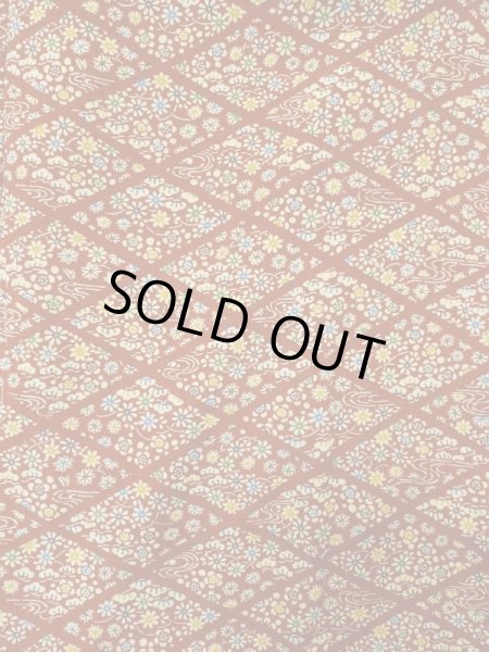 画像3: L0921H Mint  羽織 女性用着物  シルク(正絹)   赤色, 花 【中古】 【USED】 【リサイクル】 ★★★★★ (3)