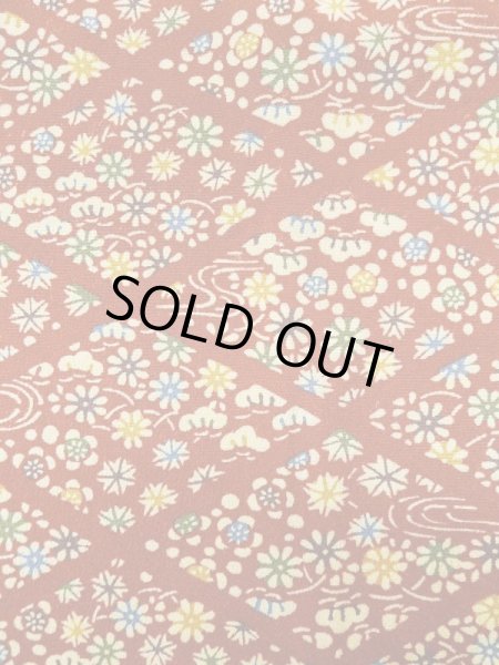 画像6: L0921H Mint  羽織 女性用着物  シルク(正絹)   赤色, 花 【中古】 【USED】 【リサイクル】 ★★★★★ (6)