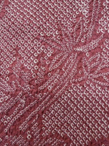 画像4: L0921I  羽織 女性用着物  シルク(正絹) 淡い 深い 紫色, 花 【中古】 【USED】 【リサイクル】 ★★☆☆☆ (4)