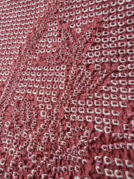 画像7: L0921I  羽織 女性用着物  シルク(正絹) 淡い 深い 紫色, 花 【中古】 【USED】 【リサイクル】 ★★☆☆☆ (7)