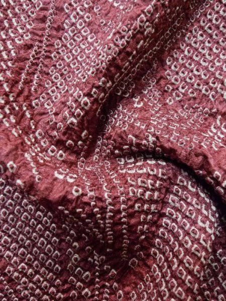 画像10: L0921I  羽織 女性用着物  シルク(正絹) 淡い 深い 紫色, 花 【中古】 【USED】 【リサイクル】 ★★☆☆☆ (10)