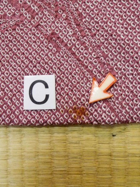 画像15: L0921I  羽織 女性用着物  シルク(正絹) 淡い 深い 紫色, 花 【中古】 【USED】 【リサイクル】 ★★☆☆☆ (15)