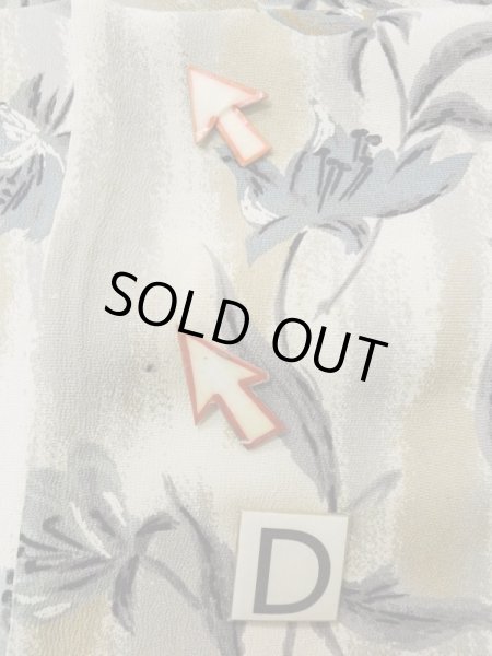 画像17: L0921L  羽織 女性用着物  シルク(正絹)   オフ ホワイト, 花 【中古】 【USED】 【リサイクル】 ★★☆☆☆ (17)